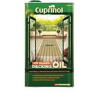 cuprinol uv guard decking oil natural 5l