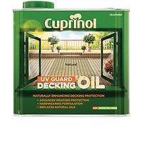 cuprinol uv guard decking oil natural 25l