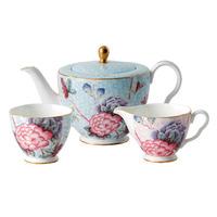 cuckoo 3 piece set teapot sugar and cream