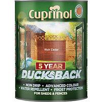 Cuprinol 5 Year Ducksback Rich Cedar 5L