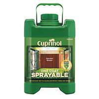 Cuprinol 1 Coat Sprayable Harvest Brown 5L