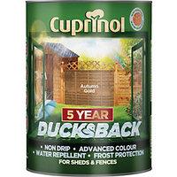 Cuprinol 5 Year Ducksback Autumn Gold 5L