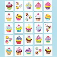 Cupcake Tattoos (Pack of 24)