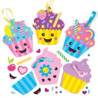 Cupcake Funny Face Mix & Match Decoration Kits (Pack of 6)