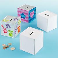 Cube Money Boxes (Pack of 4)