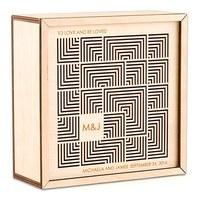 Cubist Laser Cut Natural Wood Ke...