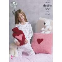 Cushion and Hot Water Bottle in King Cole Embrace DK (4596)