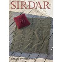 Cushion Cover and Throw in Sirdar Harrap Tweed Chunky (7846)