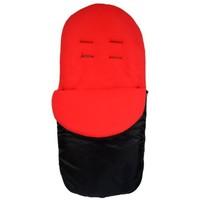 Cuddles Collection Showerproof Fleece Lined Footmuff (Red)