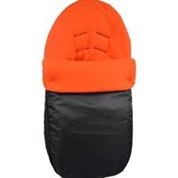 Cuddles Collection Showerproof Fleece Lined Carseat Footmuff (Orange)