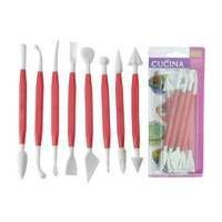 Cucina Double Ended Modelling Tool Set 8 Pieces