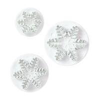 Culpitt Snowflake Plunger Cutters 3 Pack