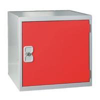 Cube Locker One Compartment Red Door 300x300x300mm MC00089