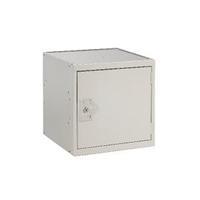 Cube Locker One Compartment Light Grey Door 300x300x300mm MC00086