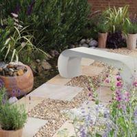 Curvo Natural Sandstone Bench