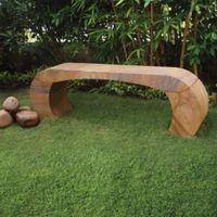 Curvo Natural Sandstone Bench