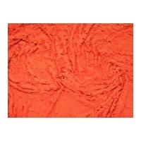 cutwork its stretch jersey dress fabric orange