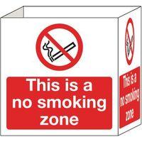 CUBE SIGNS NO SMOKING 200 X 200MM