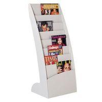 CURVED LITERATURE DISPLAY GREY - -