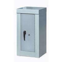 CUPBOARD -SECURITY 900X450X450 2 SHELVES ALL GREY CABINET