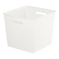 CURVER Set of 4 My Style Square Boxes, White