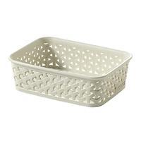 curver set of 8 my style rattan a6 trays white