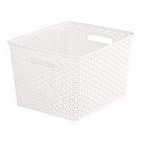 CURVER Set of 4 My Style Large Boxes, White