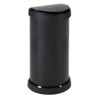 CURVER Medium Deco Touch Bin, Black