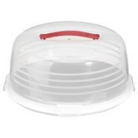 CURVER Round 34.7cm Cake Box, White