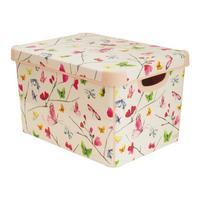 curver deco stockholm butterfly storage unit multi coloured