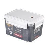 CURVER Set of 4 Aroma Premium Rectangular Food Storage Containers 2.4L, White