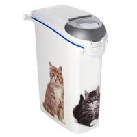 curver 10kg cat litter container whiteblue