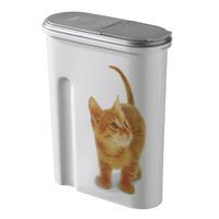 curver 15kg cat food container grey