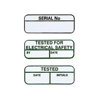 Customark MS031 Tested For Electrical Safety - Part Laminated Labe...