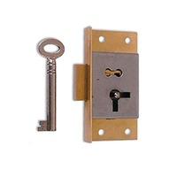 cut cabinet lock 1 lever 64mm left hand