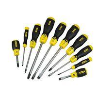 Cushion Grip Flared/Phillips Screwdriver Set of 10