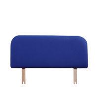 Curve Cotton Headboard Small Single Dark Blue