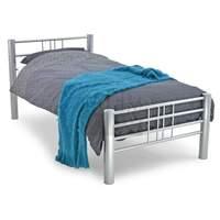Cuba Metal Bed Frame Small Double Silver