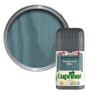 Cuprinol Garden Shades Beaumont Blue Matt Wood Paint 50ml Tester Pot