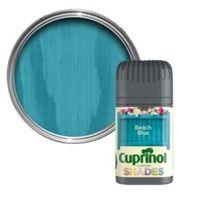 Cuprinol Garden Shades Beach Blue Matt Wood Paint 50ml Tester Pot
