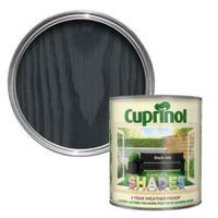 Cuprinol Garden Shades Black Ash Matt Wood Paint 2.5L