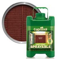 Cuprinol One Coat Sprayable Autumn Brown Shed & Fence Treatment 5L