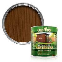 Cuprinol Ultimate Autumn Brown Matt Garden Wood Preserver 4L