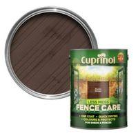 Cuprinol Less Mess Fence Care Rustic Brown Matt Shed & Fence Treatment 5L