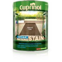 Cuprinol Natural Oak Matt Anti Slip Decking Stain 5L