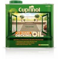 Cuprinol Uv Guard Natural Oak Matt Decking Oil & Protector 2.5L