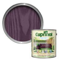 cuprinol garden shades summer damson matt wood paint 25l