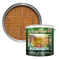 Cuprinol 5 Year Ducksback Autumn Gold Shed & Fence Treatment 9L