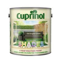 Cuprinol Garden Shades English Green Matt Wood Paint 2.5L