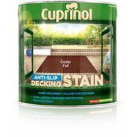 Cuprinol Cedar Fall Matt Anti Slip Decking Stain 2.5L